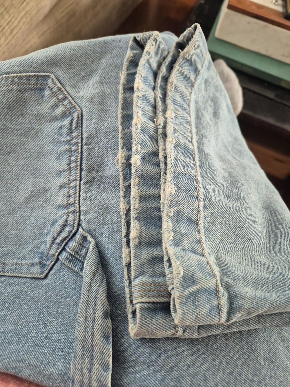 Refuge  DENIM  SIZE 11 Light Blue Wide-Leg Women's Jeans - Picture 5 of 11